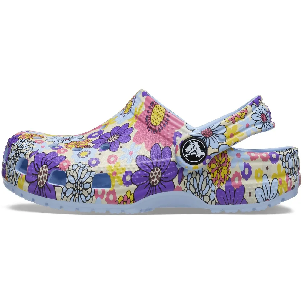 Sandália Crocs Classic Retro Floral Juvenil - Imagem 4