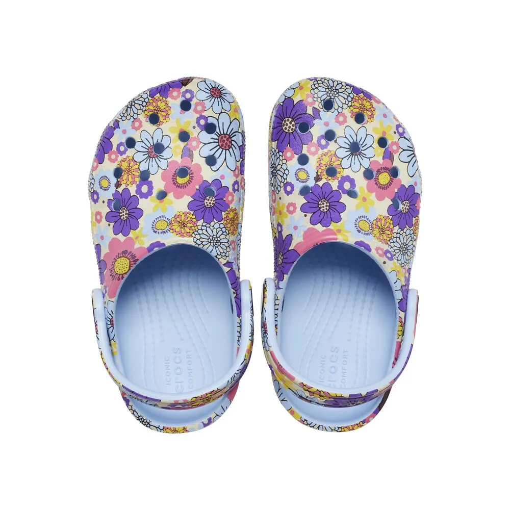 Sandália Crocs Classic Retro Floral Juvenil - Imagem 2