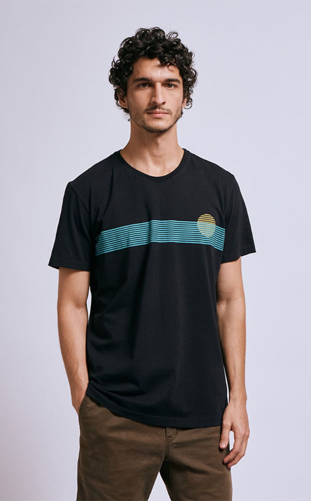 T-Shirt Malha Sunset Lines