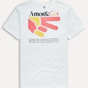 Camiseta Estampada  Amor e Cor