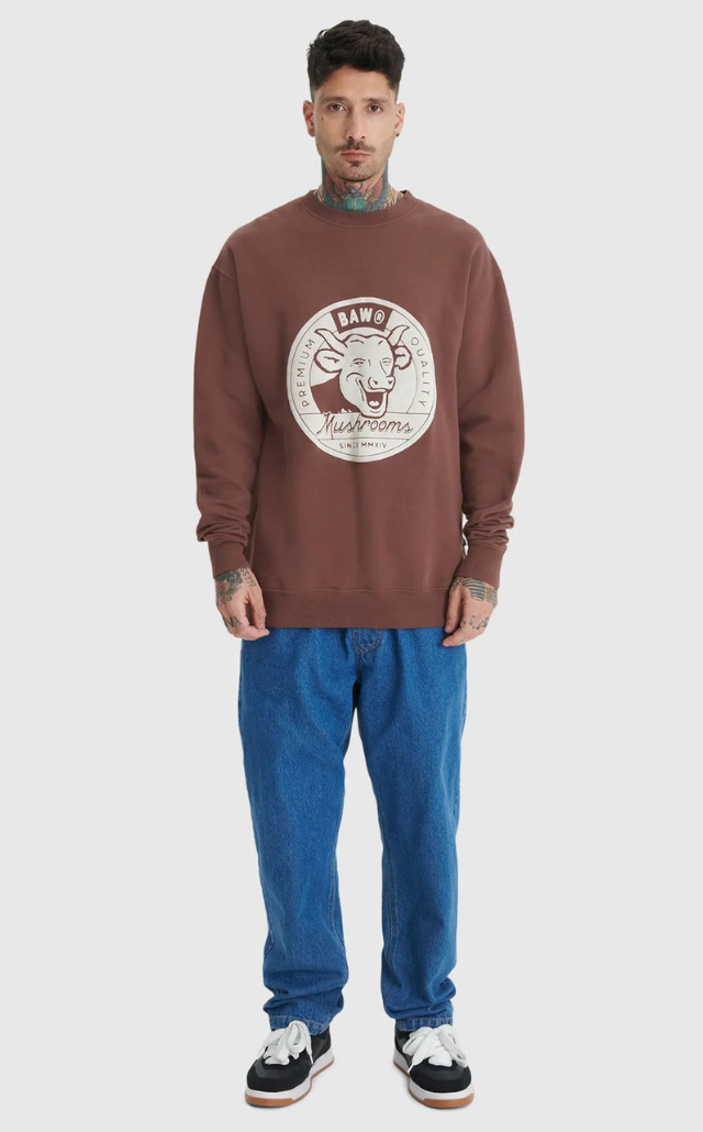 SWEATSHIRT Selo MUSHROOM Cow