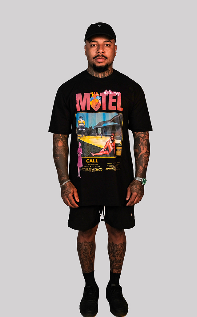 Camiseta Over Rugby Motel Delivery